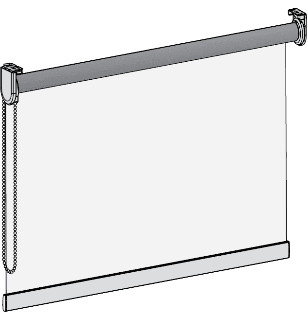 Kettenzugrollo (Seitenzugrollo) R1