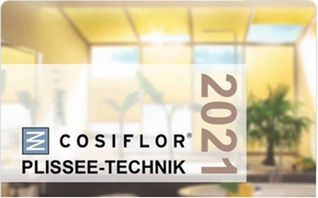 Das neue Cosiflor Plissee System 2021 bei Rollo Rieper