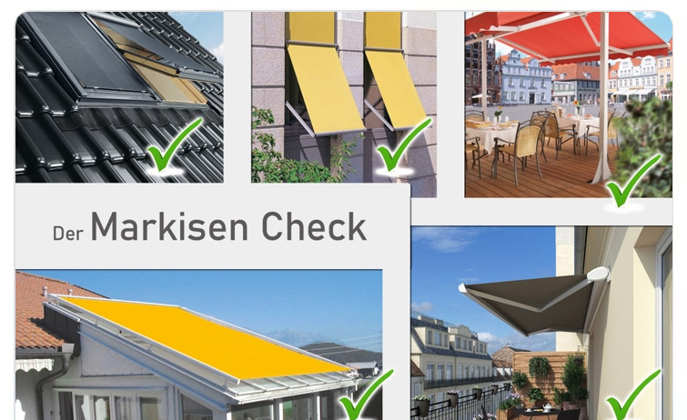 Qualitätsmerkmale von Markisen – die Checkliste! Worauf achten beim Kauf?