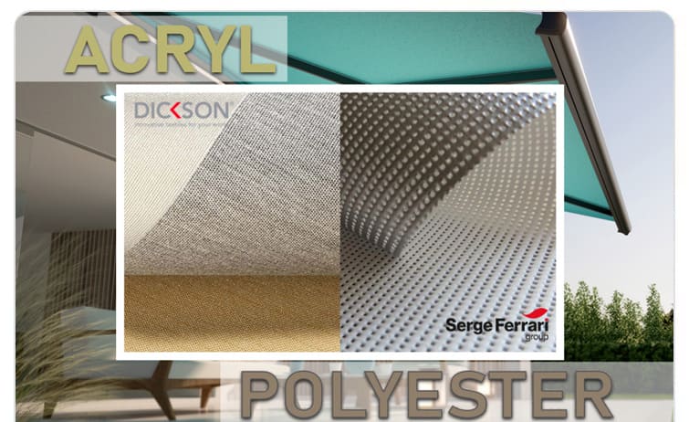 Ist als Markisenstoff Acryl oder Polyester besser?