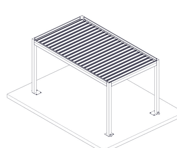 Freistehende Montage