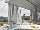 SOLIDAY® Outdoor Vorhang Innenansicht; Bild: © SOLIDAY