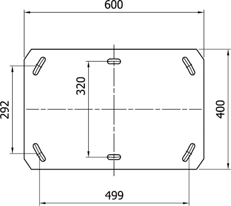 Steher Bodenplatte Maßzeichnung