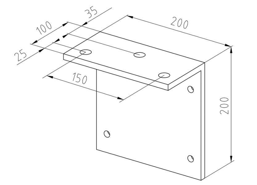 Pergolamarkise Caprio - Deckenwinkel
