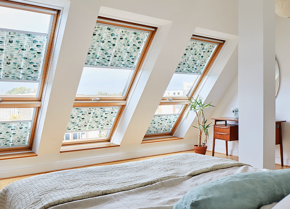 Dachfenster Plissee