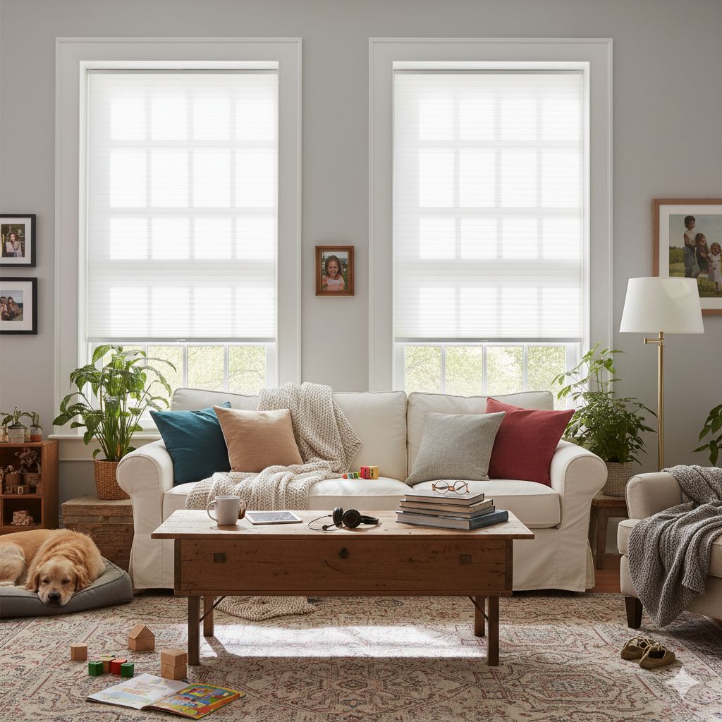 Plissee F1 mit DUETTE® Stoff