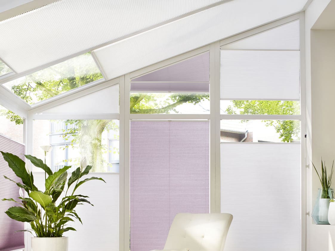 Plissee mit Sonderform Dreieck