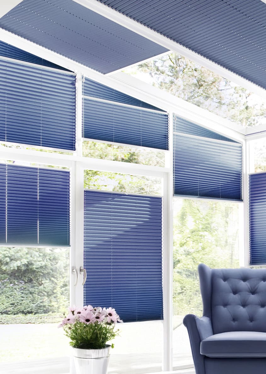 Plissee in Sonderformen