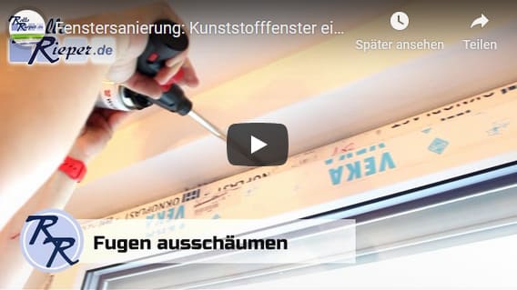 Youtube Film Vorschaubild - Fenster sanieren