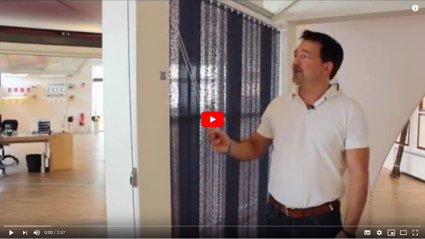 Youtube Film Vorschaubild - Lamellenvorhang