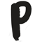Buchstabe P Icon